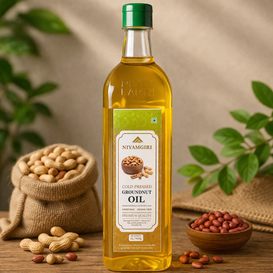 ଚିନାବାଦାମ ତେଲ (Cold Pressed Groundnut Oil)