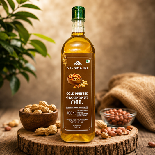 ଚିନାବାଦାମ ତେଲ (Cold Pressed Groundnut Oil)