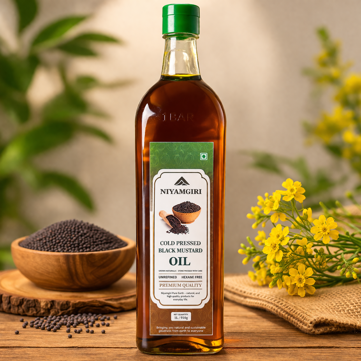 ସୋରିଷ ତେଲ (Cold Pressed Mustard Oil)