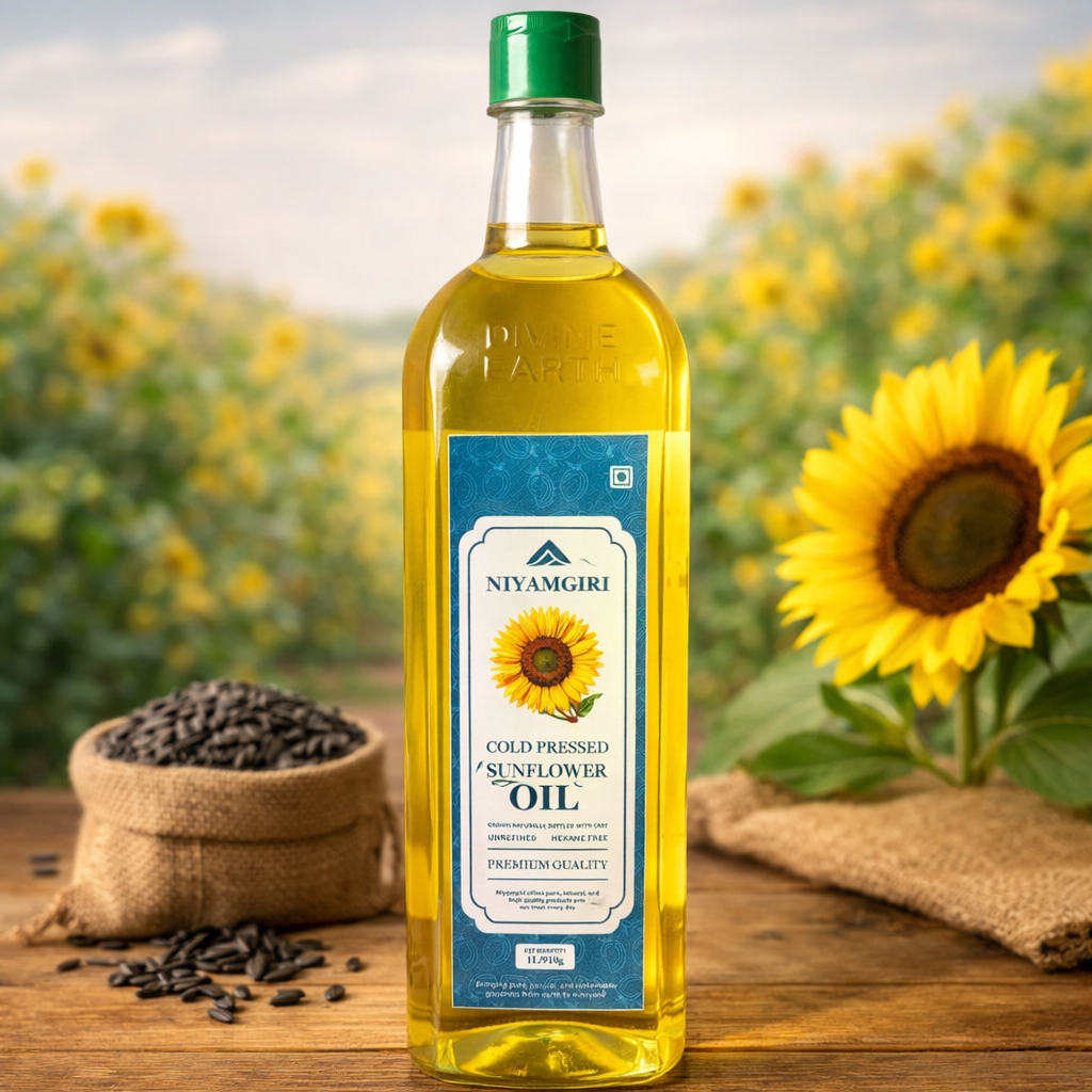 ସୂର୍ଯ୍ୟମୁଖୀ ତେଲ (Cold Pressed Sunflower Oil)